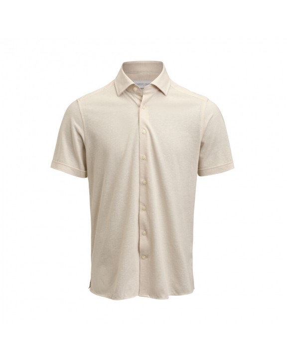 Hemd J. HARVEST & FROST Indigo Bow 133 S/S 
Hemd Tailored Fit Heren voor bedrukking &amp; borduring