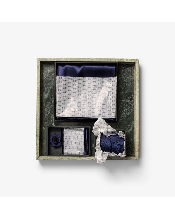 Bandana, foulard & cravate personnalisable J. HARVEST & FROST Giftbox Solid Paisley Tie