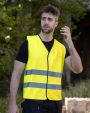 Fluohesje KORNTEX 2-Band Safety Vest Soltau voor bedrukking &amp; borduring