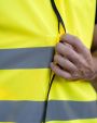 Fluohesje KORNTEX 2-Band Safety Vest Soltau voor bedrukking &amp; borduring