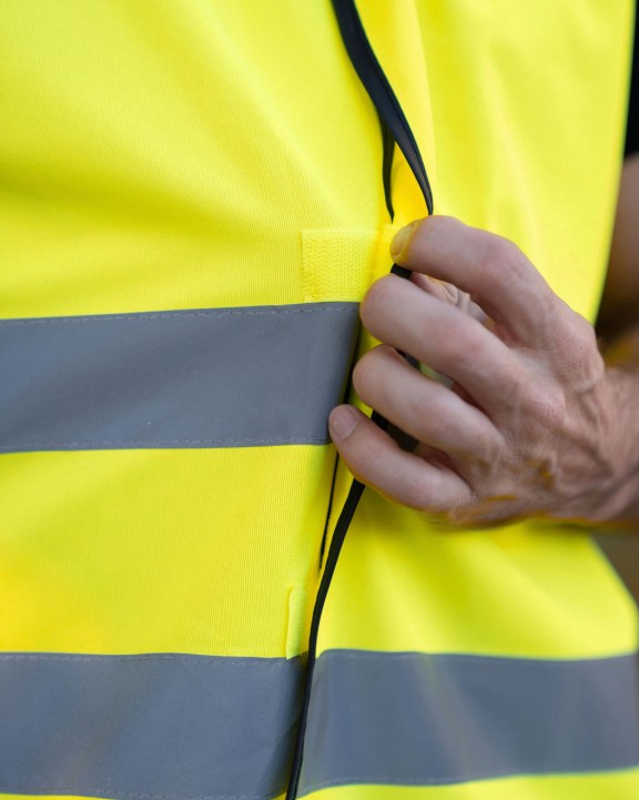 Fluohesje KORNTEX 2-Band Safety Vest Soltau voor bedrukking &amp; borduring