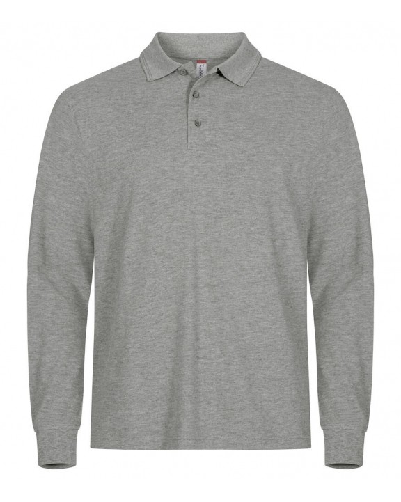 CLIQUE Manhattan L/S Poloshirt personalisierbar