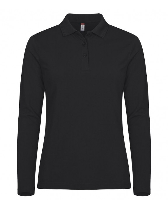 CLIQUE Manhattan L/S Women Poloshirt personalisierbar