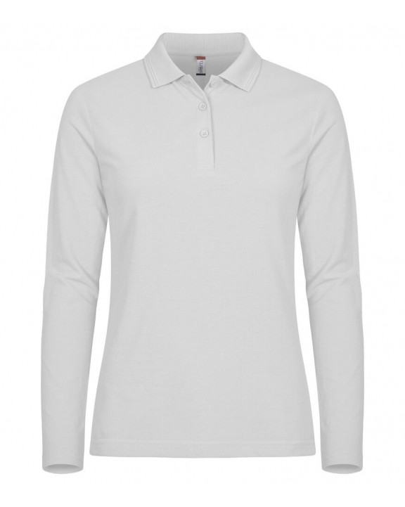 Poloshirt CLIQUE Manhattan L/S Women voor bedrukking &amp; borduring