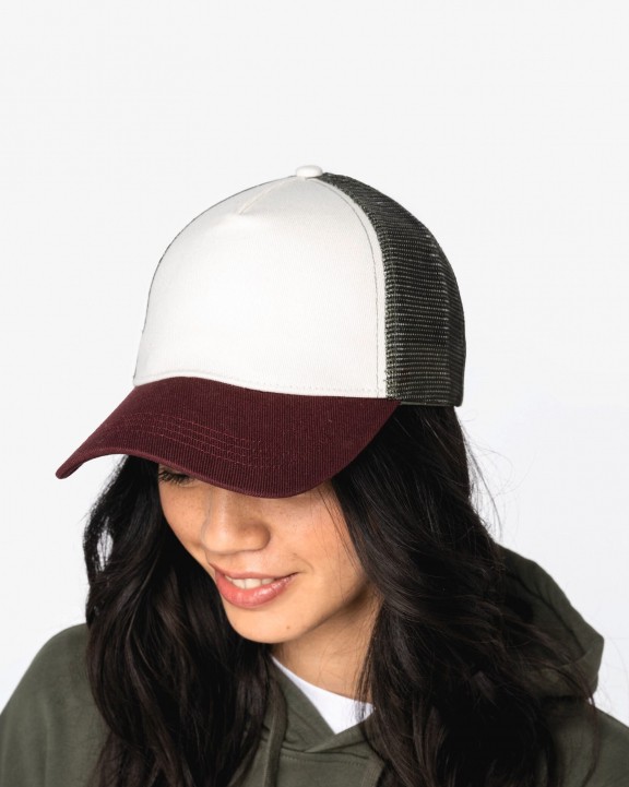 Casquette personnalisable NATIVE SPIRIT Casquette trucker écoresponsable 5 panneaux unisexe
