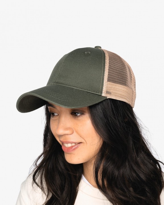 Casquette personnalisable NATIVE SPIRIT Casquette trucker écoresponsable 6 panneaux unisexe