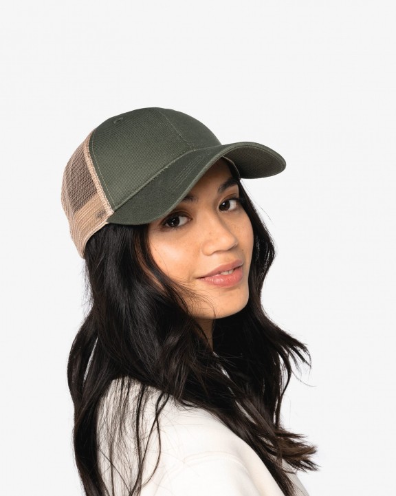 Casquette personnalisable NATIVE SPIRIT Casquette trucker écoresponsable 6 panneaux unisexe