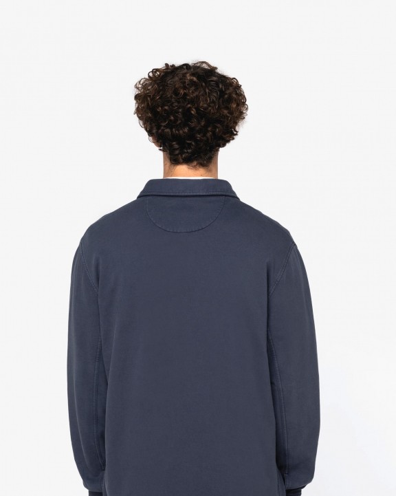 Hemd NATIVE SPIRIT Ecologisch verwassen herenoverhemd in geborsteld fleece voor bedrukking &amp; borduring