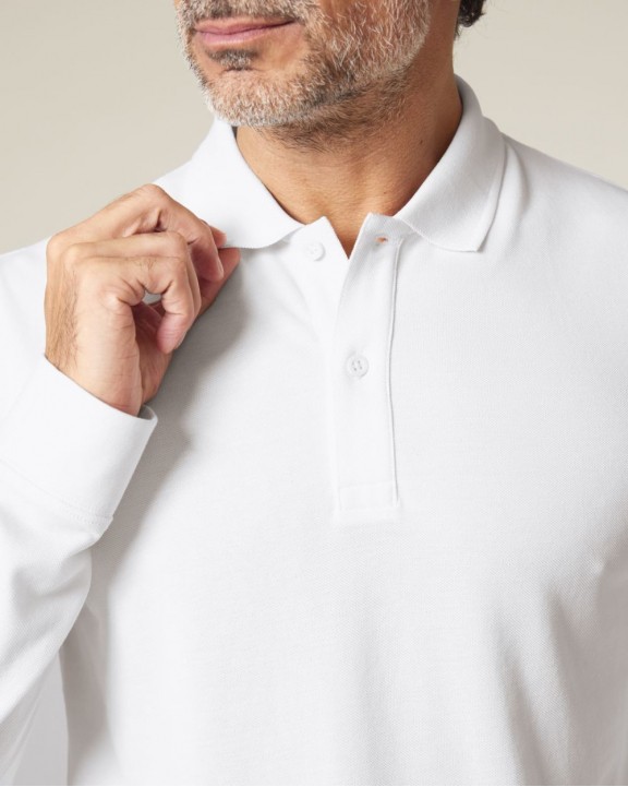 Poloshirt STANLEY/STELLA Prepster 2.0 Long Sleeve voor bedrukking &amp; borduring