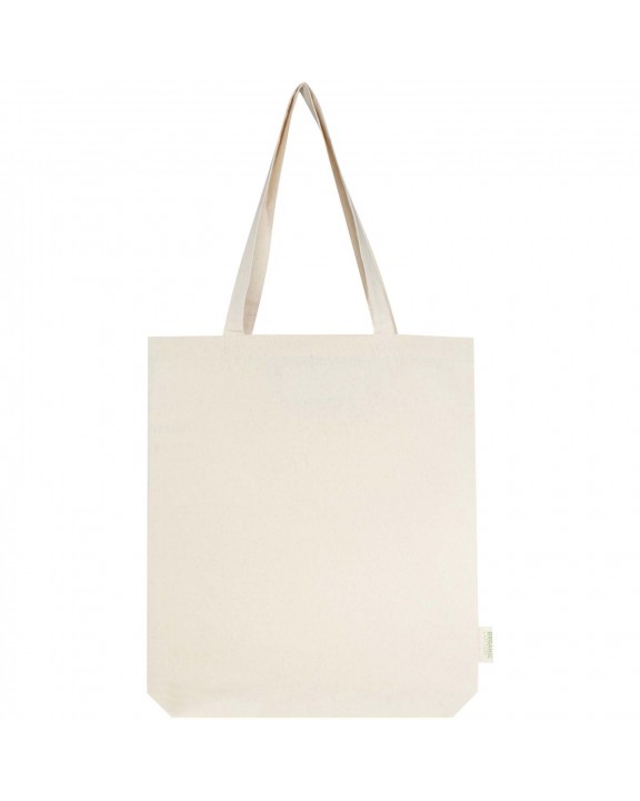4DO Orissa 180 g/m² Tragetasche mit tiefem Boden aus Bio-Baumwolle 11L Tote Bag personalisierbar
