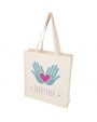 4DO Orissa 180 g/m² Tragetasche mit Seitenfalte aus Bio-Baumwolle 14L Tote Bag personalisierbar