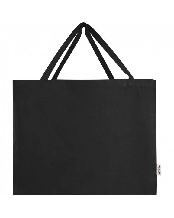 4DO Odessa 220 g/m² Baumwoll Tragetasche aus GRS recycelter Baumwolle, groß Tote Bag personalisierbar