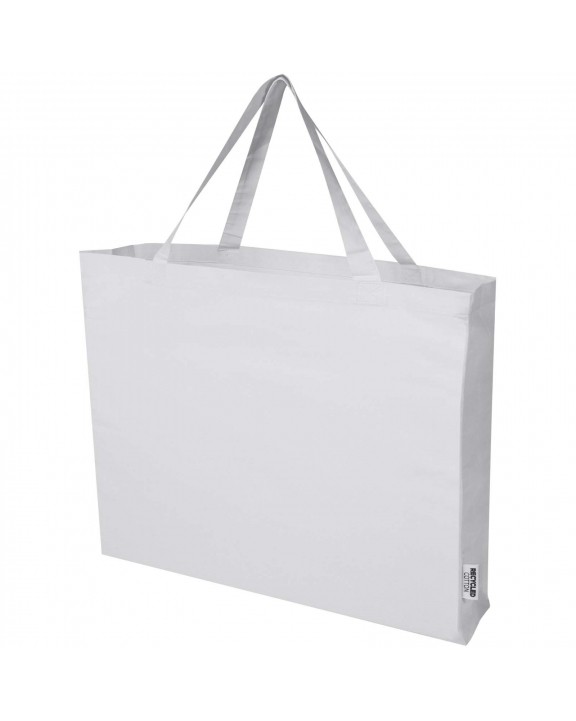 4DO Odessa 220 g/m² Baumwoll Tragetasche aus GRS recycelter Baumwolle, groß Tote Bag personalisierbar