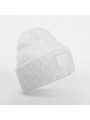 BEECHFIELD Bonnet à large revers avec patch ton sur ton cloud grey personnalisable