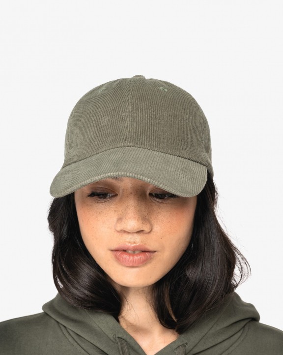 Casquette personnalisable NATIVE SPIRIT Casquette écoresponsable en velours côtelé 6 panneaux unisexe