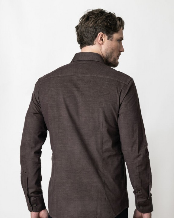 Chemise personnalisable J. HARVEST & FROST Indigo Bow 134 Cord Shirt Tailored Fit M