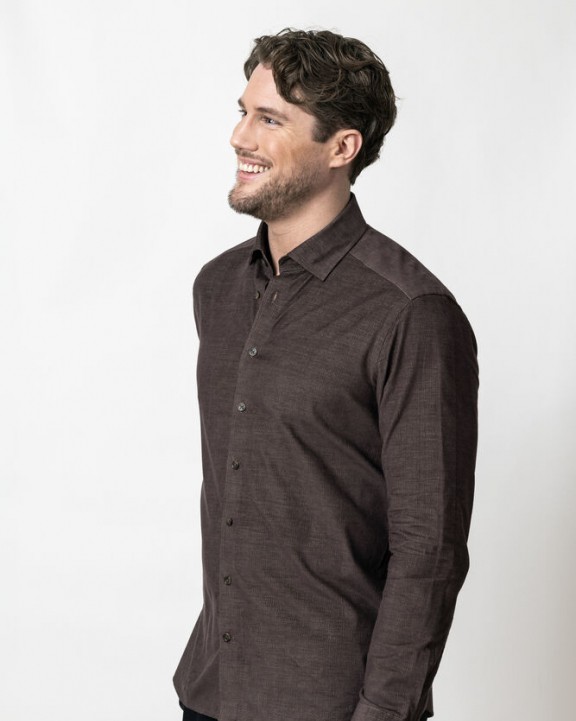 Chemise personnalisable J. HARVEST & FROST Indigo Bow 134 Cord Shirt Tailored Fit M