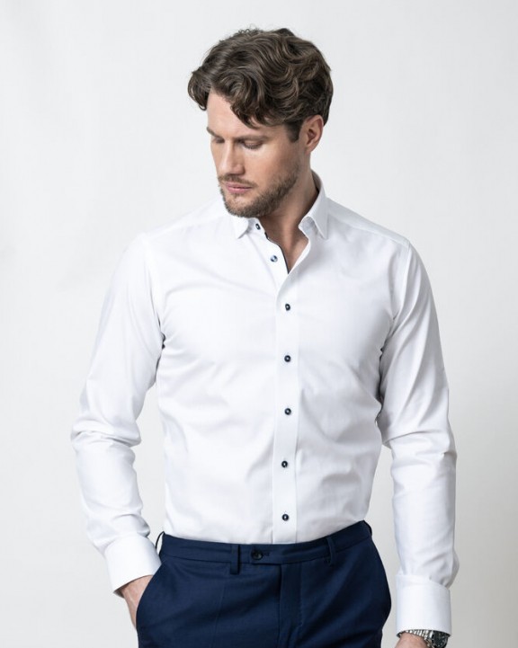 Hemd J. HARVEST & FROST Yellow Bow 56 Regular voor bedrukking &amp; borduring
