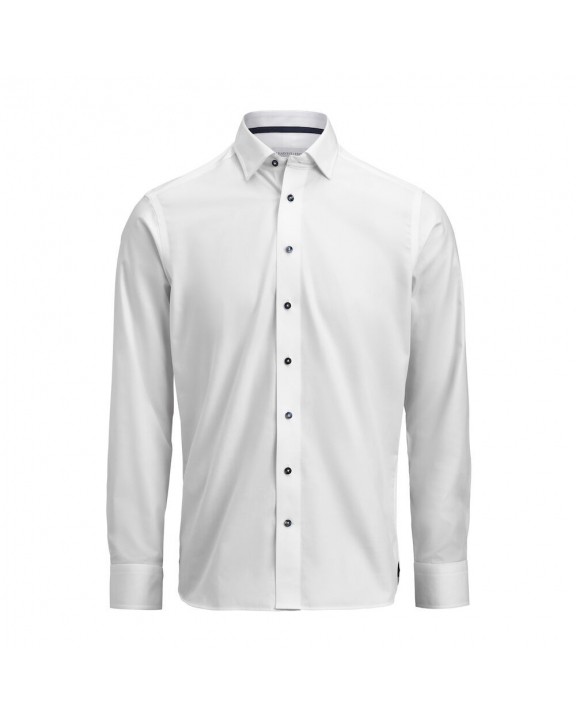 Hemd J. HARVEST & FROST Yellow Bow 56 Slim Fit voor bedrukking &amp; borduring