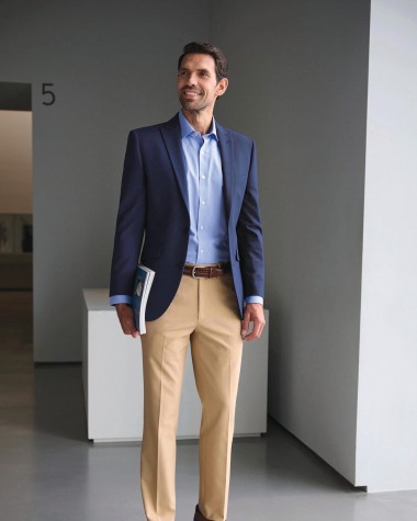 BROOK TAVERNER Herrenhose Oliver tailliert geschnitten Hose personalisierbar