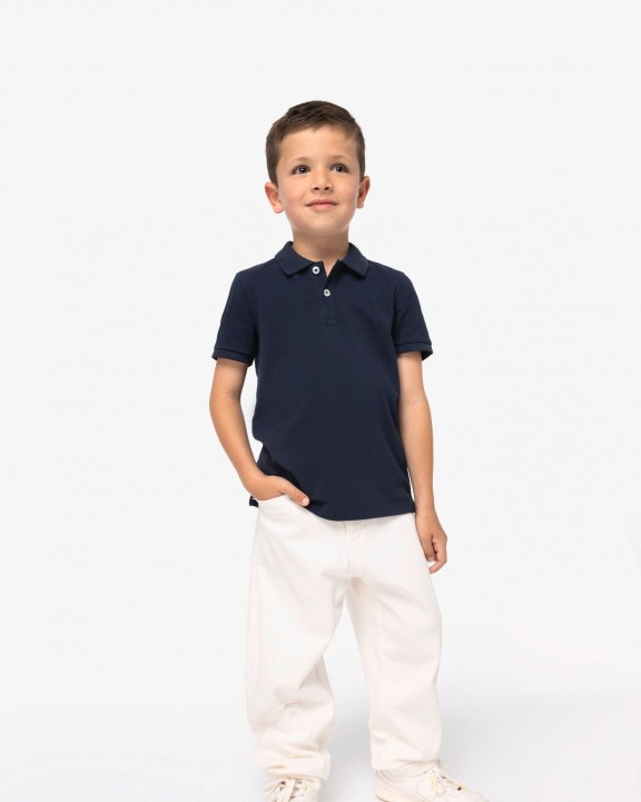 Polo personnalisable NATIVE SPIRIT Polo écoresponsable maille piquée enfant