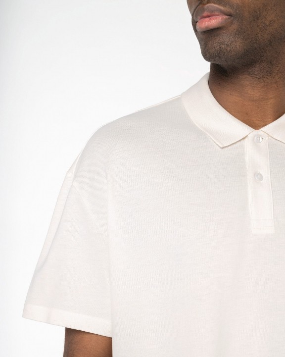 Polo personnalisable NATIVE SPIRIT Polo écoresponsable maille piquée à épaules tombantes homme