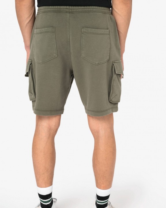 Bermuda & short personnalisable NATIVE SPIRIT Short cargo écoresponsable délavé French Terry homme