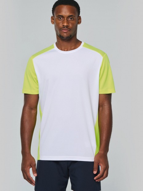 T-Shirts à personnaliser PROACT T-shirt de sport écoresponsable bicolore homme 