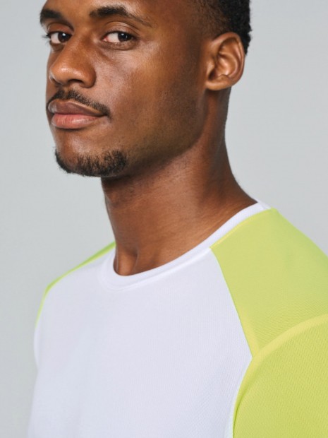 T-Shirts à personnaliser PROACT T-shirt de sport écoresponsable bicolore homme 