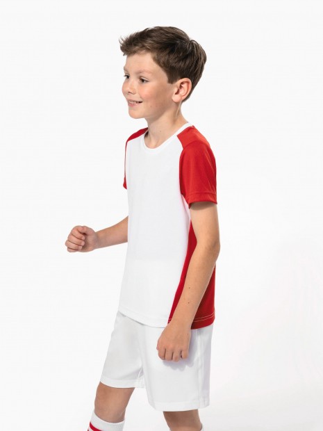 T-Shirts à personnaliser PROACT T-shirt de sport écoresponsable bicolore enfant 