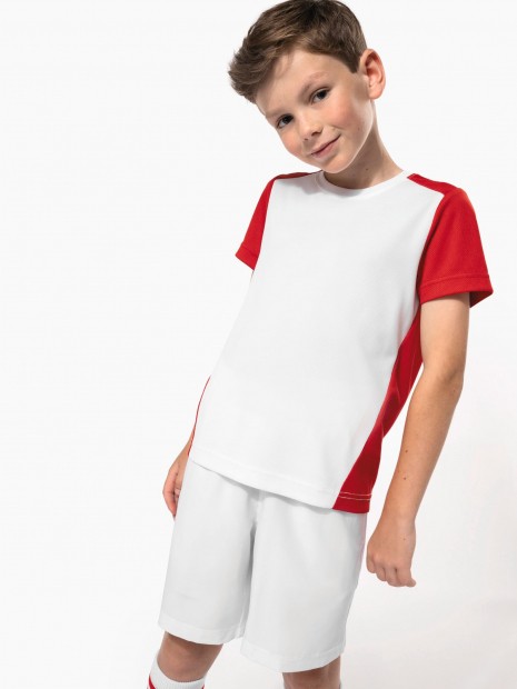 T-Shirts à personnaliser PROACT T-shirt de sport écoresponsable bicolore enfant 