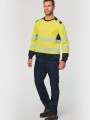 Sweat-shirts à personnaliser WK. DESIGNED TO WORK Sweat-shirt de sécurité recyclé col rond unisexe 