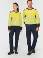 Sweat-shirts à personnaliser WK. DESIGNED TO WORK Sweat-shirt de sécurité recyclé col rond unisexe 