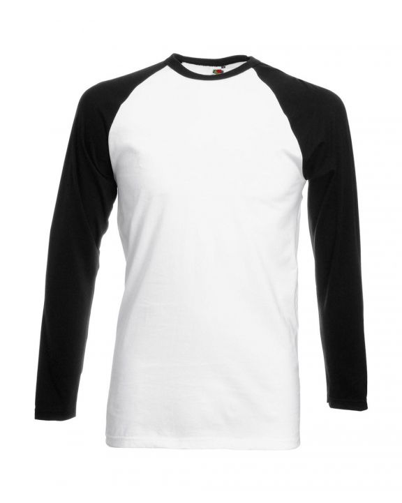 T-shirt FOL Long Sleeve Baseball T-Shirt voor bedrukking & borduring