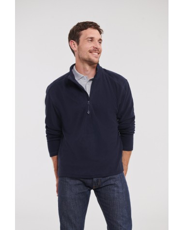 RUSSELL Men's 1/4 Zip Microfleece Polar Fleece personalisierbar