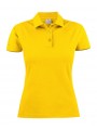 PRINTER POLO PIQUE SURF FEMME jaune citron personnalisable