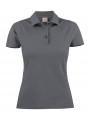 PRINTER POLO PIQUE SURF FEMME gris personnalisable