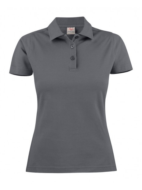 PRINTER POLO PIQUE SURF FEMME gris personnalisable