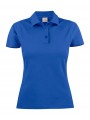 PRINTER POLO PIQUE SURF FEMME bleu personnalisable