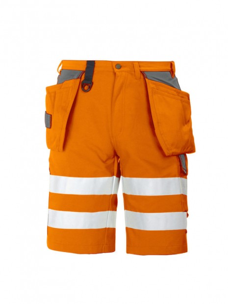 PROJOB 6503 SHORT POLYCOTON - EN ISO 20471 CLASSE 2/1 orange personnalisable