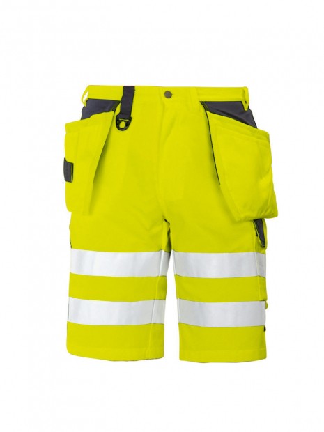 PROJOB 6503 SHORT POLYCOTON - EN ISO 20471 CLASSE 2/1 jaune personnalisable