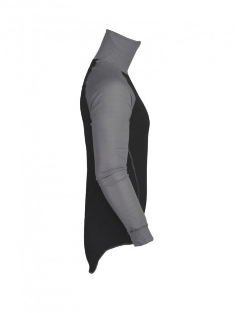 PROJOB 3103 SOUS VETEMENT THERMO REGULATEUR COL ZIP noir personnalisable