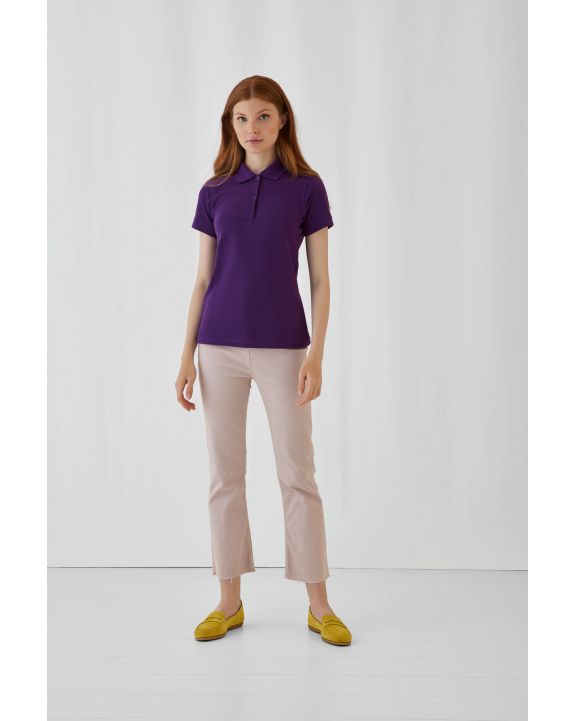 Poloshirt B&C Safran Pure / Women voor bedrukking & borduring