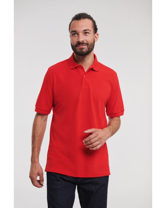 Poloshirt RUSSELL Heavy Duty Polycotton Polo personalisierbar