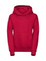 RUSSELL Children´s Hooded Sweatshirt rouge classique personnalisable