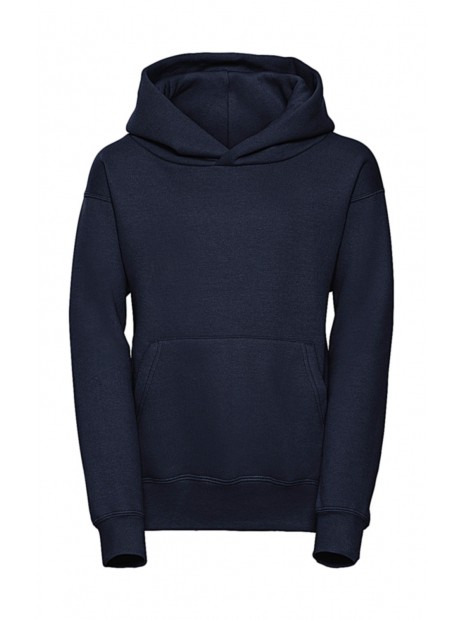 RUSSELL Children´s Hooded Sweatshirt french marine personnalisable