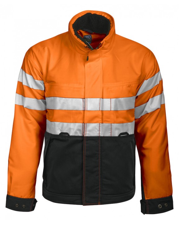 PROJOB 6407 GEFÜTTERTE JACKE EN ISO 20471 KLASSE 3 Jacke personalisierbar