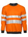 Sweater PROJOB 6101 SIGNALISATIESWEATER RONDE HALS EN ISO20471 KLASSE 3 voor bedrukking &amp; borduring