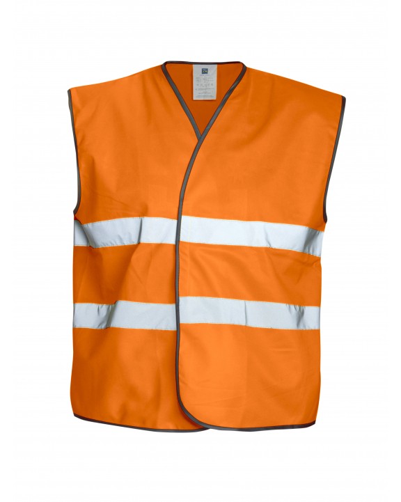 Fluohesje PROJOB 6703 SIGNALISATIEHESJE EN ISO 20471 KLASSE 2 voor bedrukking &amp; borduring