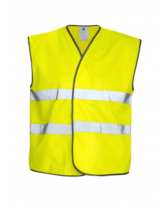 Fluohesje PROJOB 6703 SIGNALISATIEHESJE EN ISO 20471 KLASSE 2 voor bedrukking &amp; borduring
